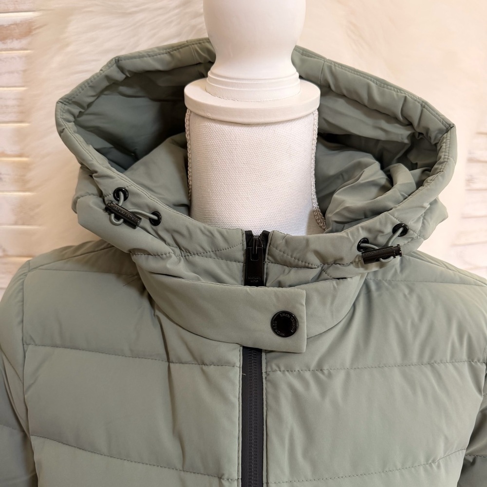 Michael Kors Olive Hooded Puffer Jacket - Picture 9 of 16